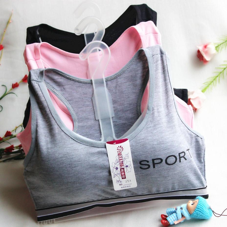 Yoga Fitness Girl - Teen Sports Bra Comfortable Seamless Padded