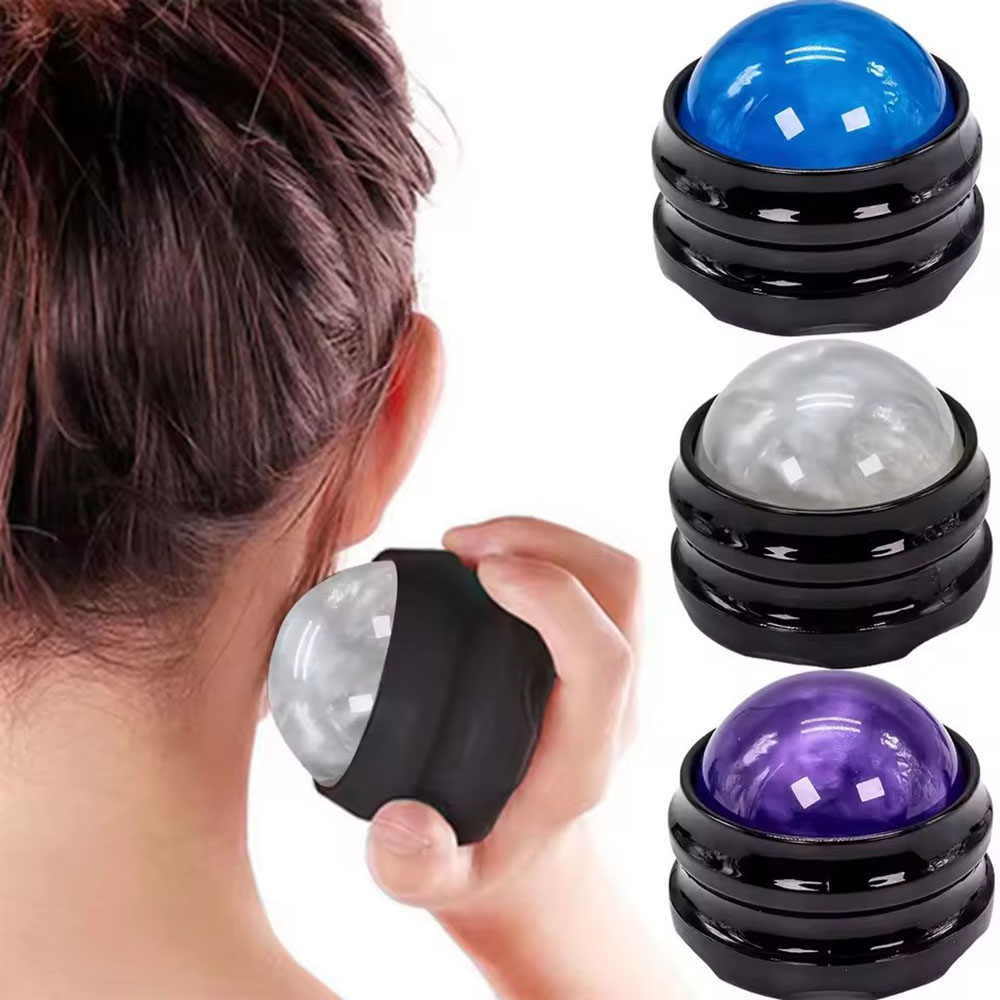 Yoga Health & Fitness Center - Handheld Massage Ball Roller Manual Resin