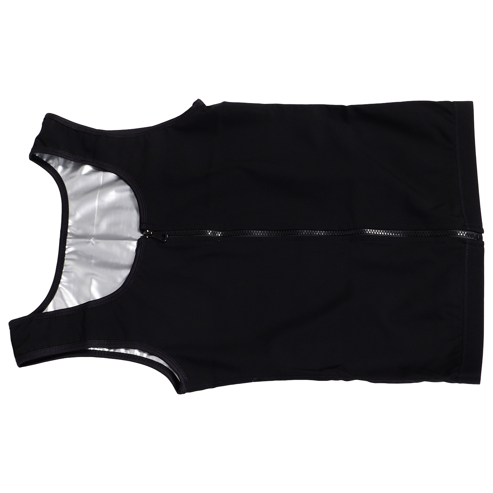 Yoga Fitness Girl - Men Sweat Vest Zipper Slimming Waist