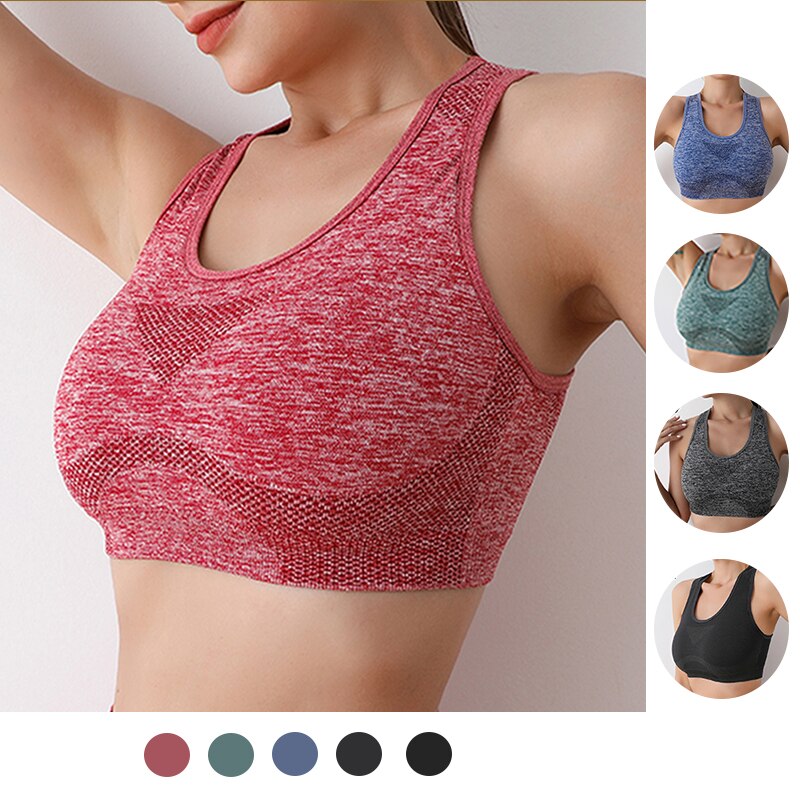 Yoga Fitness Course - CZGUKE Soutien-gorge Push Up Respirant Pour