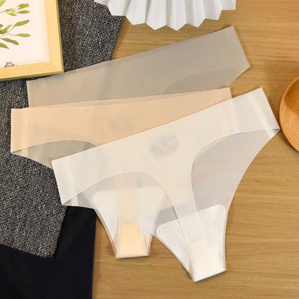 Yoga Daily Fitness - Transparent Women's Summer Ice Silk Panties