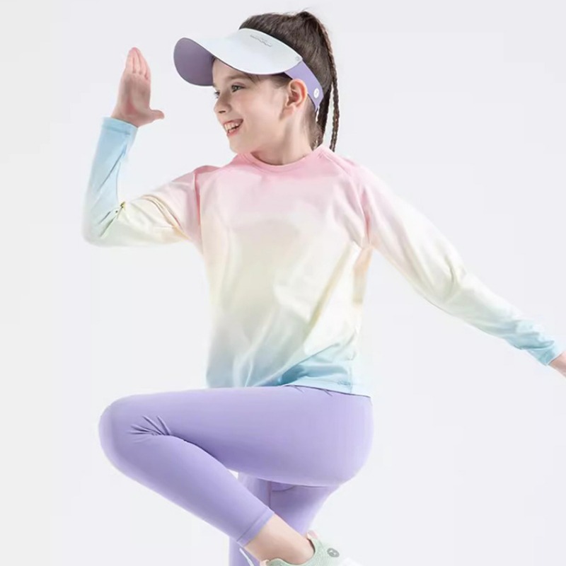Children's Yoga Shirts Long Sl - Yoga Fitness Girl 评论和价格
