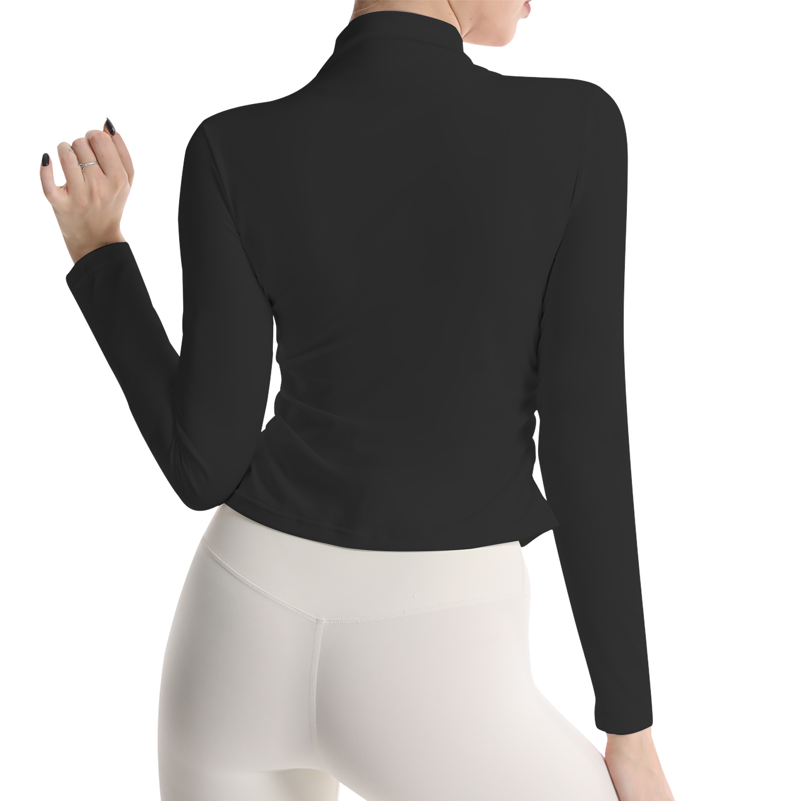 Women's Buckle Stand Up Collar - Yoga Daily Fitness 评论和价格