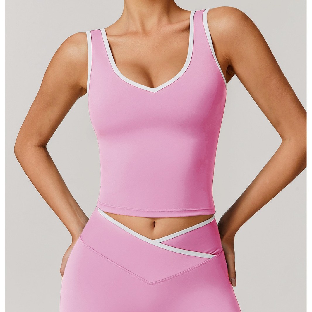 Cross Back High Waist Yoga Set - Yoga Health & Fitness Center 评论和价格