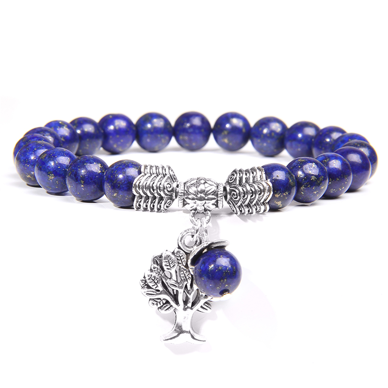 Women Bracelets Men Charm Natu - Yoga Health & Fitness Center 评论和价格