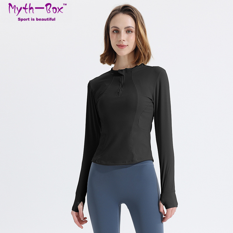 Autumn Women Yoga Shirts Long  - Yoga Fitness Qc 评论和价格