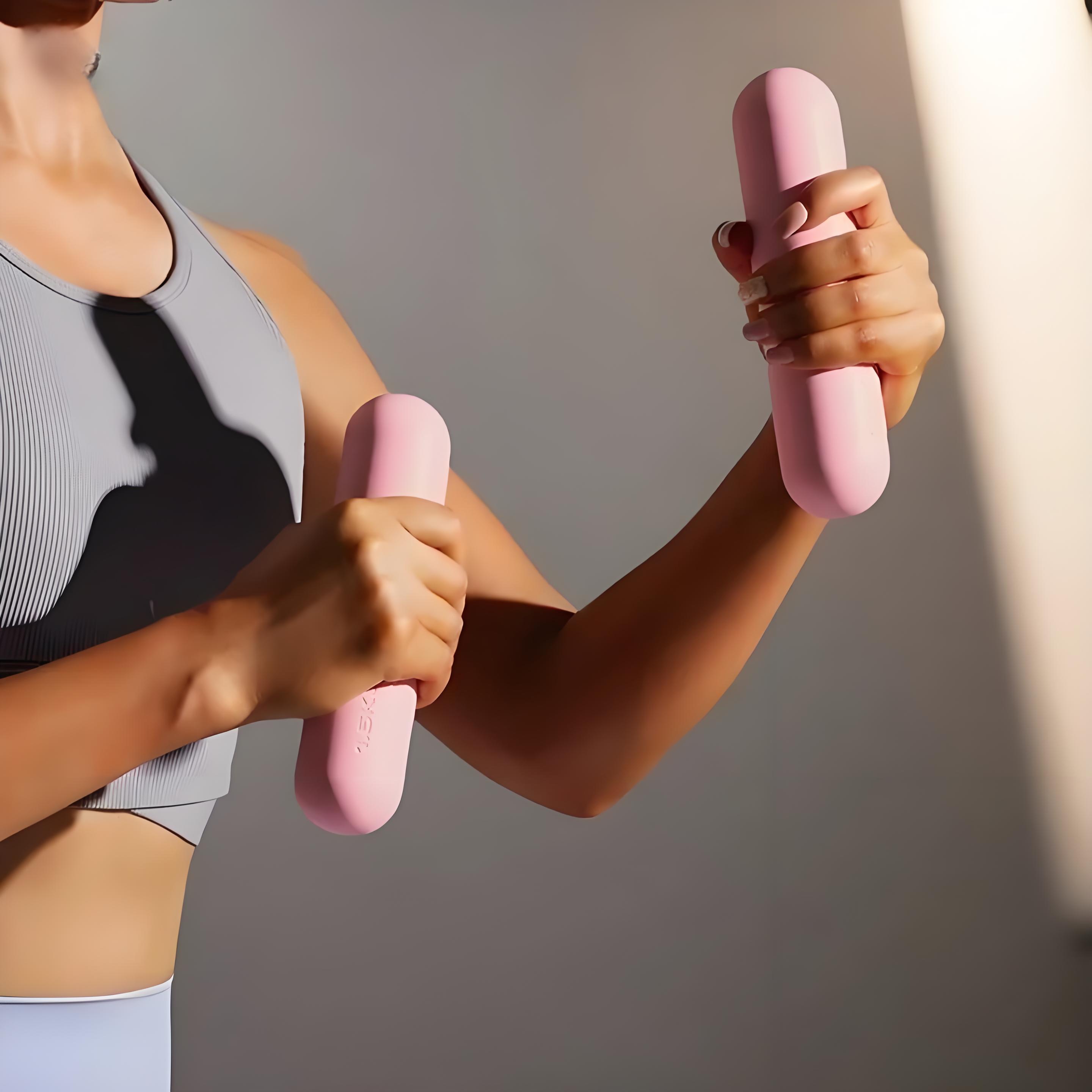 Barbell Bar Beam Silicone Dumb - Yoga Fitness Bar 评论和价格