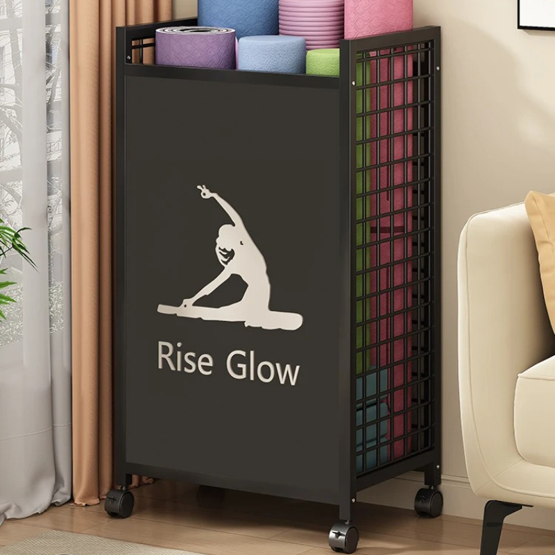 Mobile Fitness Cart with Wheel - Yoga And Fitness Studio 评论和价格