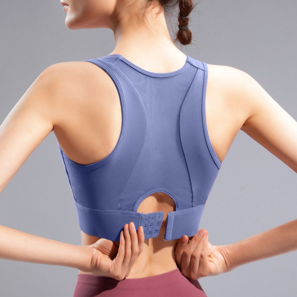 Solid Color I-shaped Sports Br - Fitness Yoga Youth 评论和价格