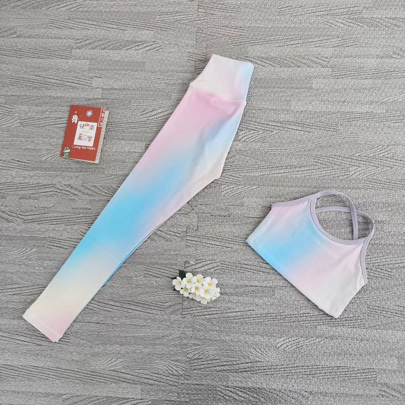 2025 Girls 2pc Yoga Outfit Set - Yoga Fitness Girl 评论和价格