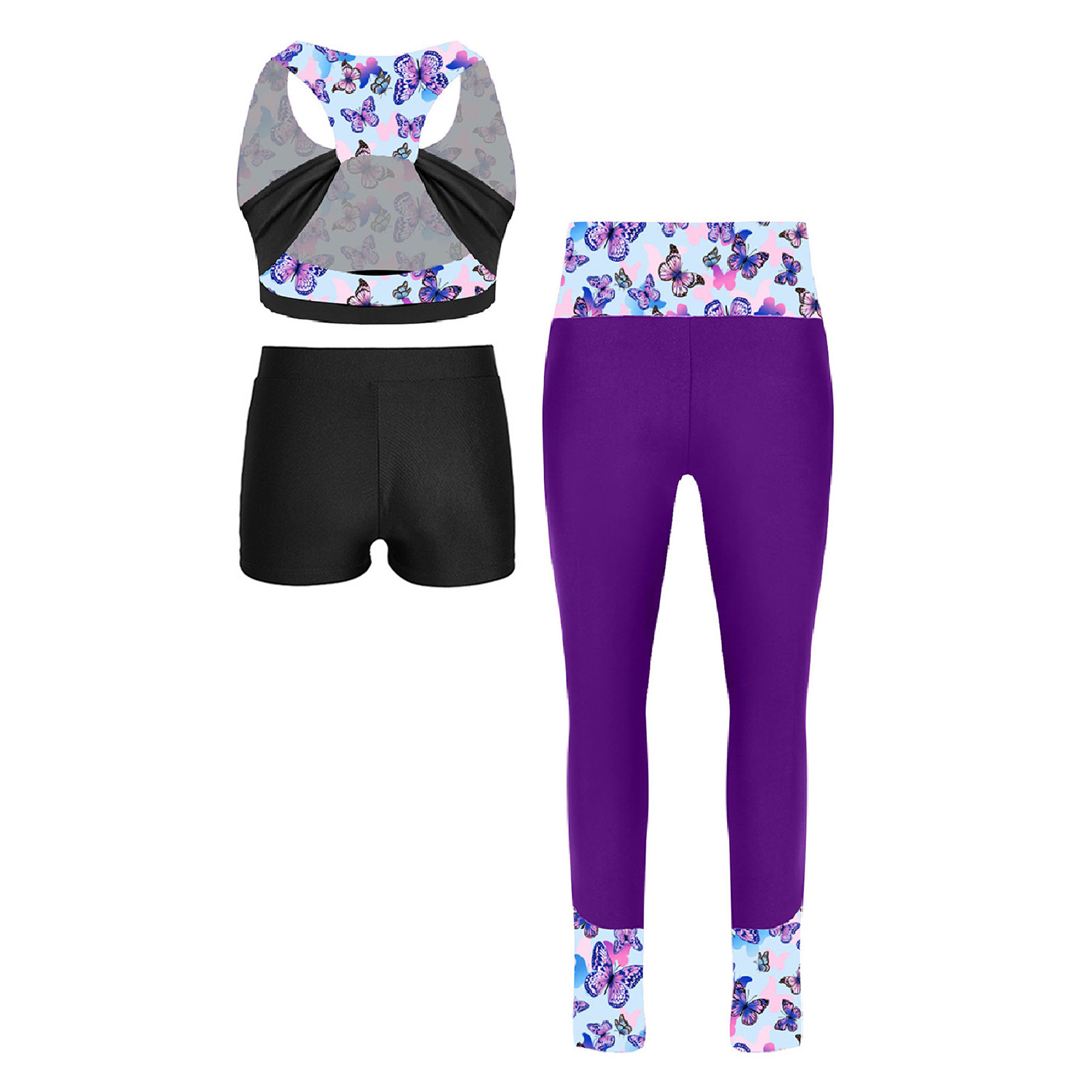 Children's Three Piece Fitness - Yoga Fitness Girl 评论和价格