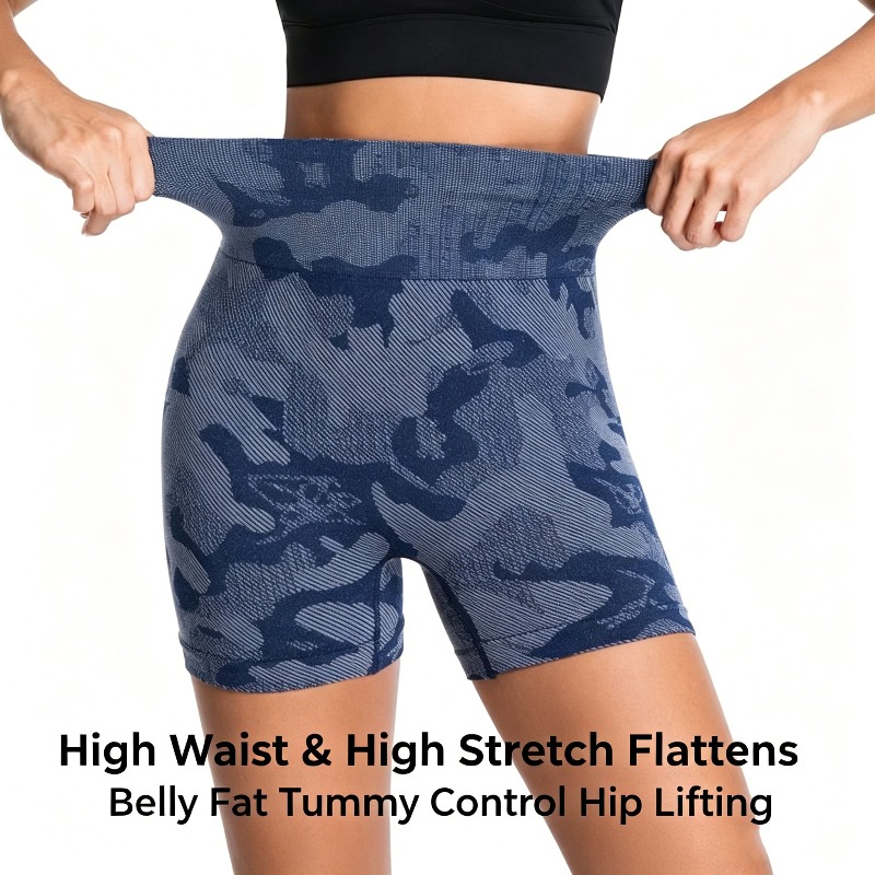 Summer Camouflage Ribbed Women - Yoga Daily Fitness 评论和价格