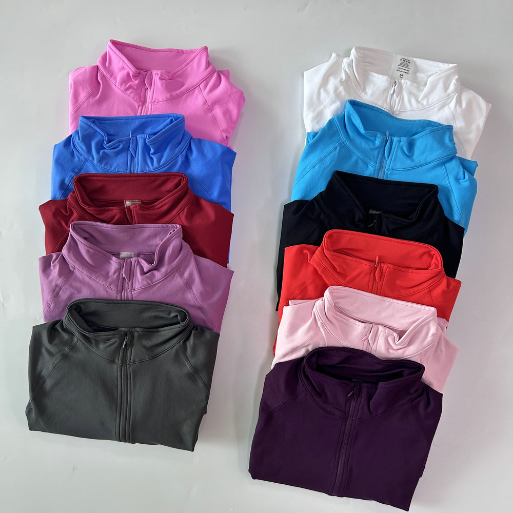 No Logo Yoga Jacket With Half  - Fitness Yoga 评论和价格