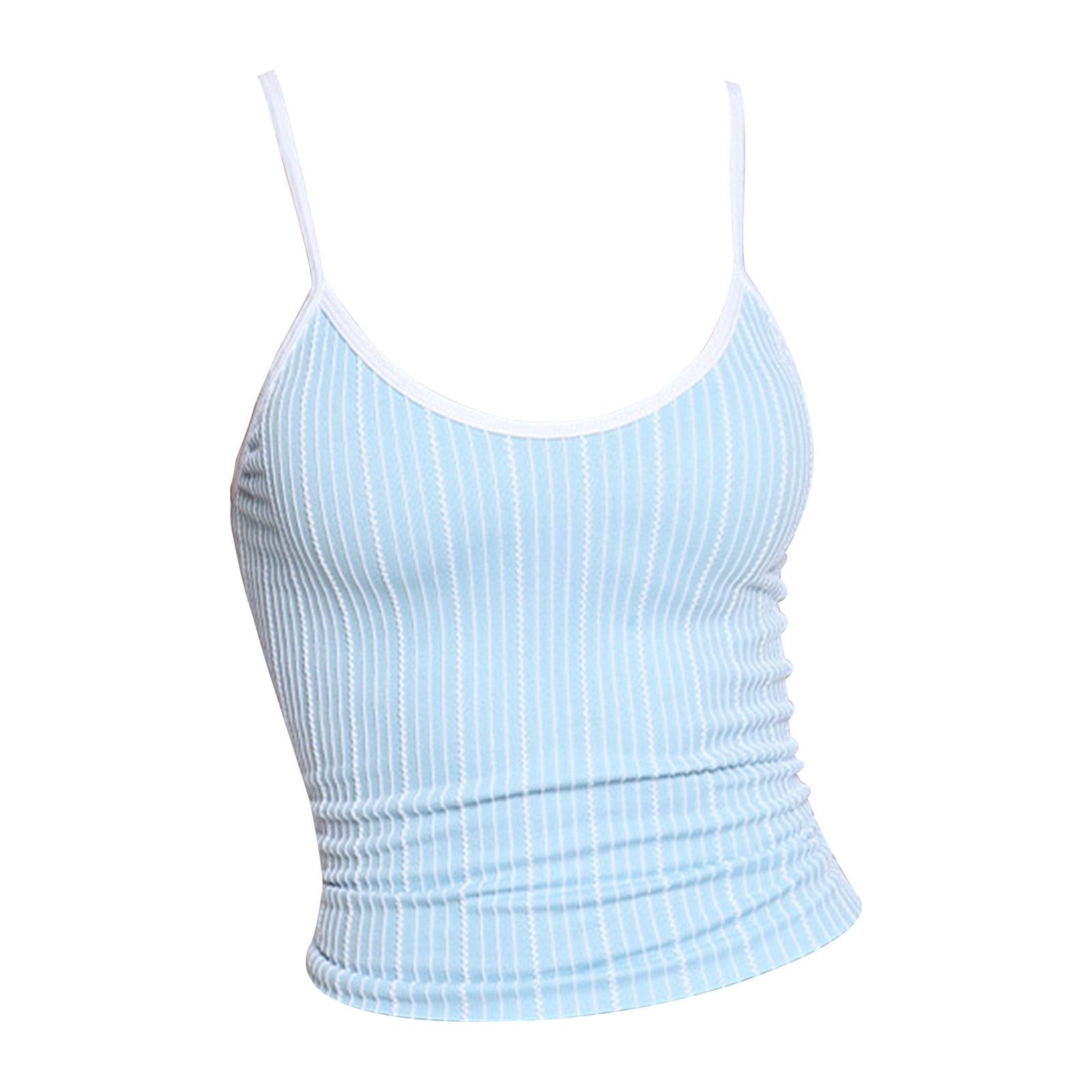 Women U Neck Striped Adjustabl - Yoga Daily Fitness 评论和价格
