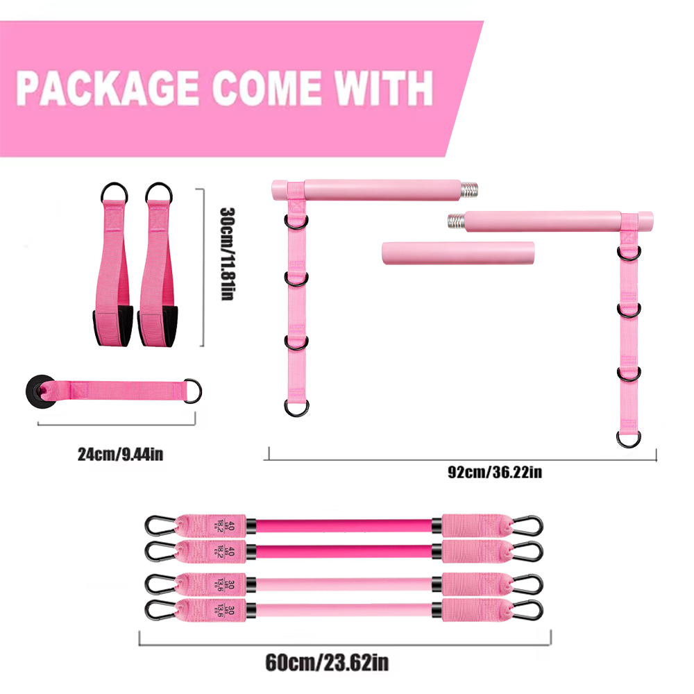 Resistance Tube Set Multifunct - Yoga Fitness Bar 评论和价格