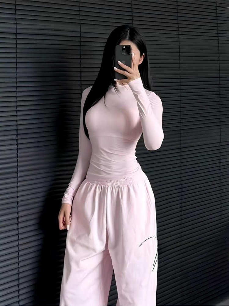 Slim Fit Long Sleeve Yoga Fitn - Yoga Fitness Girl 评论和价格